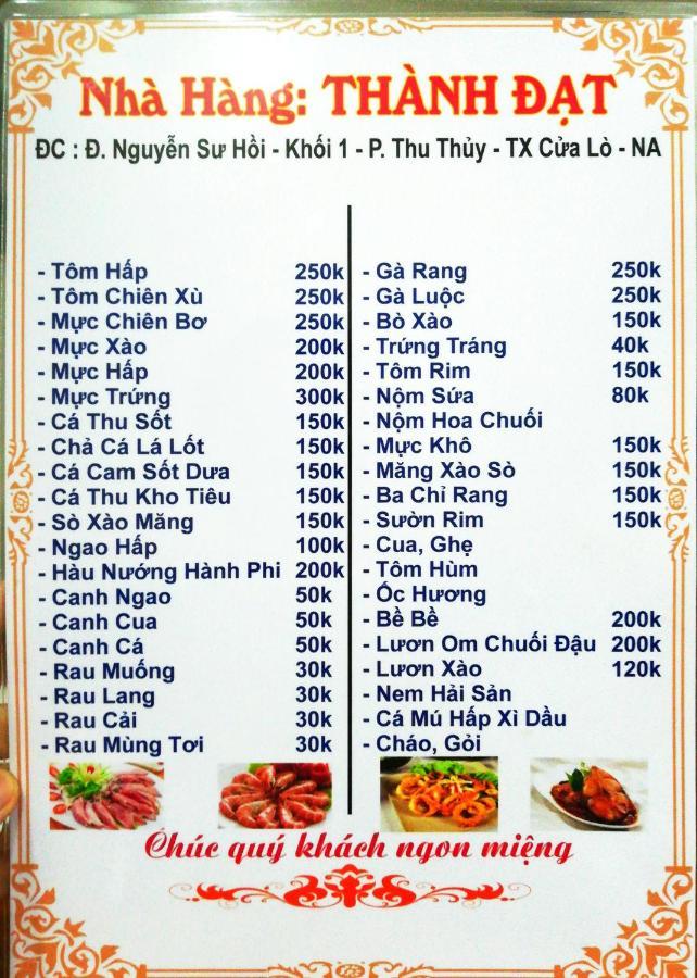 Khach San Thanh Dat Hotel Cửa Lò Kültér fotó